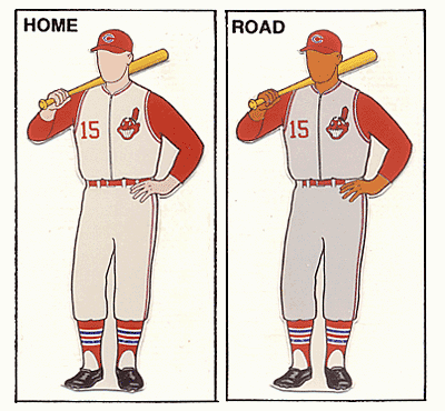 Cleveland Indians 1969 uniform artwork, This is a highly de…