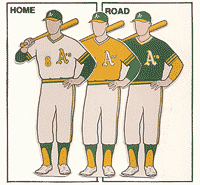 oakland a's uniforms 1970s