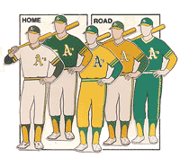 a's baseball uniform