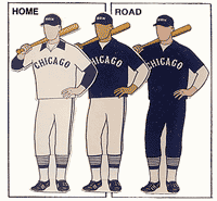 Chicago White Sox 1983 uniform artwork, This is a highly de…