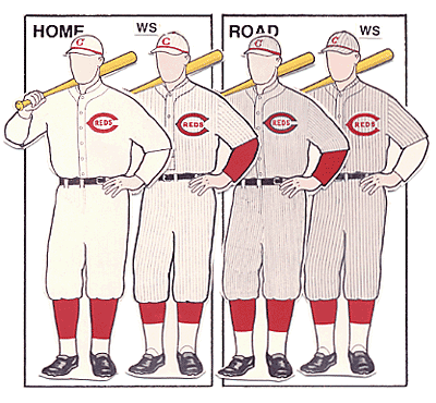 1919 cincinnati reds uniforms