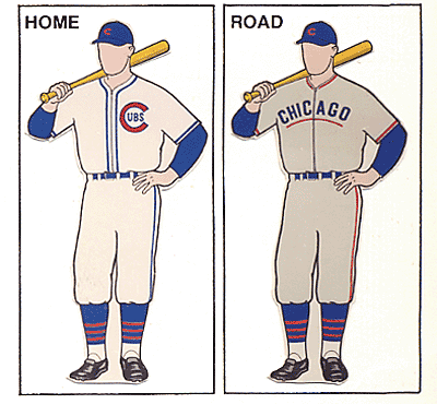 Chicago Cubs 1969 uniform artwork, This is a highly detaile…