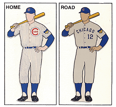 chicago cubs uniform history