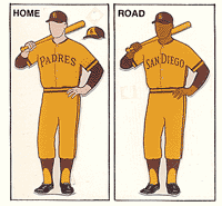 padres uniforms over the years