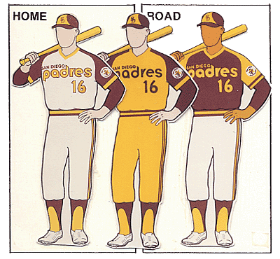 MLB San Diego Padres 1993 uniform original art – Heritage Sports Art