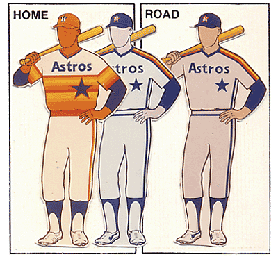 houston astros uniforms history. 2010 1980 houston astros